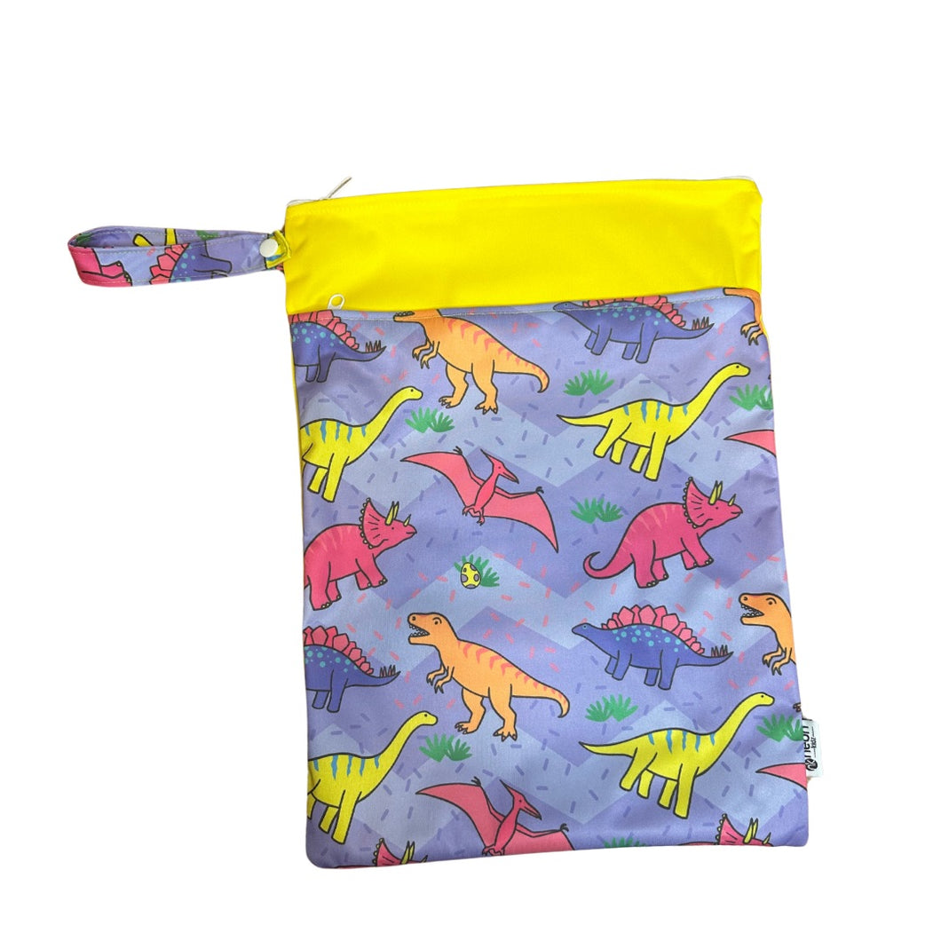 Purple Dinosaur Wet Bag