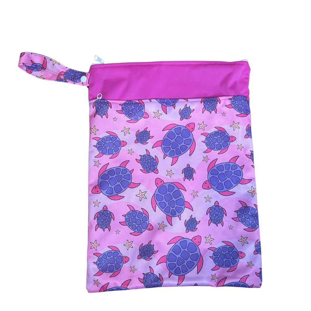 Pink Turtle Wet Bag